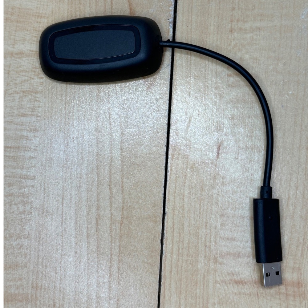 Wireless Headset USB Adapter Dongle Receiver Black with Sync Button USB-A